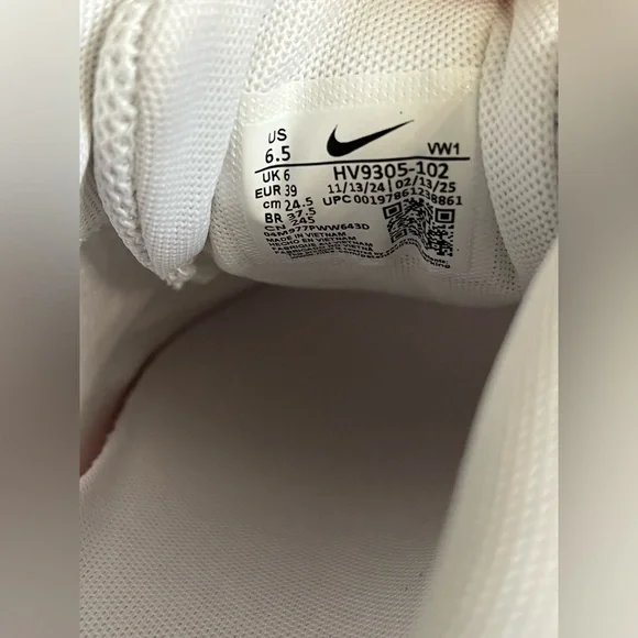 Nike Air Max 90 Golf ‘White Black Gray’ (size mens 6.5/wmns 8) - Picture 5 of 7